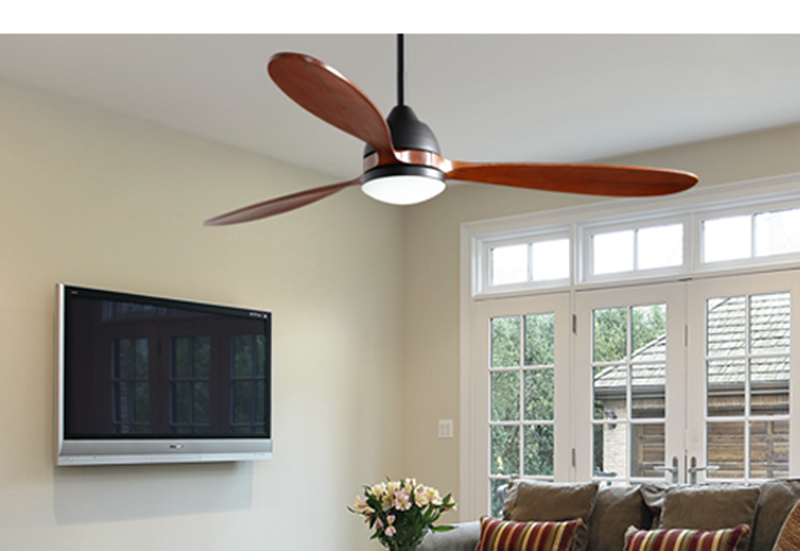minimalist wood ceiling fan